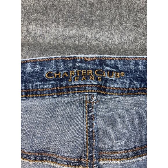 Lot of 2 Jeans Size 20W Charter Club & Gloria Vanderbilt Amanda Straight Leg - Picture 3 of 11